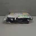 Hearth & Harbor Wrapping Paper Storage Container - Christmas Storage Bag with Interior Pockets - Gift Wrapping Organizer Storage Fits Up to 22 Rolls of 40" - Tear Proof Wrapping Paper Organizer (Medium, Black)