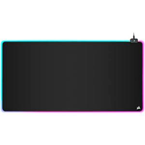 Corsair MM700 RGB Extended 3XL Cloth Gaming Mouse Pad/Desk Mat - Massive 1,220mm x 610mm (48 x 24) Cloth Surface, 360 Three-Zone RGB Lighting, Two USB Ports - Black