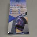 Knee Ice Pack Wrap for Injuries Reusable - Hot & Cold Gel Bags for Leg, Back, Shoulders, Arms, Elbow Injuries, Pain Relief, Swelling, Knee Replacement Surgery Navy Blue