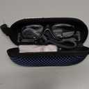 SooGree Sports Goggles Glasses Football Soccer Safety Glasses Goggles Adjustable Strap Interchangeable Temples for Men Youth (Black Frame Black Nose Pad)