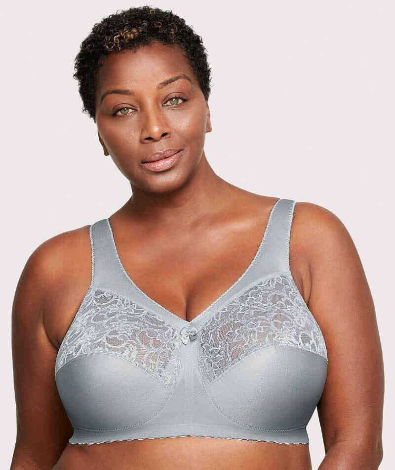 Glamorise Women's Plus Size MagicLift Original Support Bra Wirefree #1000 44H