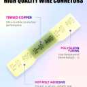 330PCS Marine Grade Heat Shrink Wire Connectors  22-16, 16-14, 12-10, 26-22 AWG Waterproof Electrical Crimp Connector Kit  Tinned Copper, Insulated Butt Splices for Boat, Truck, RV, Automotive