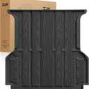 3W Truck Bed Mat for Ford Ranger 2024-2026 5FT, 59.6" Bed, TPE Custom Fit