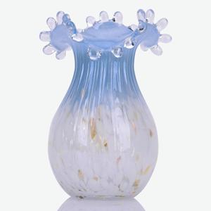 Blown Glass vase, Wide Mouth vase, Modern Art Deco Glass vase for Home Living Room Office Dining Table Centrepiece Bookshelf and Wedding Decoration Glass vase.