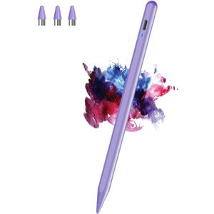 Stylus Pen for Android, Magnetic Phone Pencil, CMARS Fine Point Stylus Pens for Touchscreen, Tablet Pen Compatible with iPhone/Samsung/Xiaomi/Huawei/Vivo and Other Android Phone and Tablet - Purple