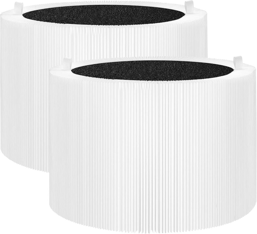211i Max Replacement Filters Compatible with BLUEAIR Blue Pure 211i Max Air Purifier, Replacement Part #F2MAX, Ture H13 HEPA & Activated Carbon Filter, 2 Pack
