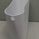 funest Bathroom Small Trash Can with Lid, 10L / 2.7 Gallon Slim Garbage Bin Wastebasket with Press Top Lid for Bedroom, Rv, Office, Kitchen, Craft Room