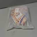 ZAFUL Women's Bohemian Swimsuit Strappy Tie Side Bikini Set Triangle Cheeky String Brazilian Swimwear (White)