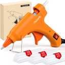 30W Mini Hot Glue Gun Kit with 30 Glue Sticks, Fast Preheating Hot Melt, High Temp for School Crafts DIY Arts and Quick Home Repairs