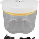 Resin Bubble Remover, Quick Bubble Removal Resin Vacuum Degassing Chamber Airless Machine with LED Indicator for Resin Art Craft Jewelry Making