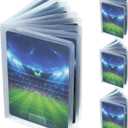 Chivao 4 Packs Wallet Insert Plastic Credit Card Holder Wallet Credit Card Sleeves for Photo Insert for Bifold or Trifold(10 Pages)