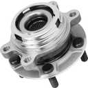 Front Wheel Hub Bearing Assembly Compatible with # Nissan Altima Maxima Murano Pathfinder/Infiniti JX35 QX50 QX60# VKBA7611, 513296, 40202JA100