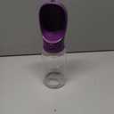 WePet Portable Dog Water Bottle, 25 OZ, Leak Proof Puppy Water Dispenser with Drinking Feeder for Pets Outdoor Walking, Hiking, Travel, Food Grade Plastic (#05 Violet)