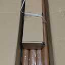 Wood Curtain Rods for Windows 66 to 120 Inch, Boho Vintage Decorative 1 Inch Diameter Long Wooden Curtain Rod, Adjustable Heavy Duty Rustic Farmhouse Drapery Pole with Wood Grain Finials