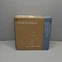 Sweetcrispy Food Processor Blender Combo for Vegetable, Dough, Electric Food Processors Slicing, 6 Cup Chopper for Meat, Puree, 2 Speeds, Sharp Blades, Safety Lock with 1.5L Glass Jar (Silver)