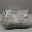 Amlie Home Chunky Knit Throw Blanket for Couch, Soft Chenille Crochet Blanket for Children, 40"x50", Sage Green