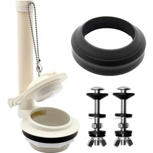 Toilet Flush Valve Kit Compatible with American Standard Champion 4/Titan/Duravit Toilet Parts,Fits for American Standard 4149a/4215a/4260/4266,Includes Flapper/Gasket/Stainless Steel Bolt Kit