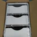 FlagShip for Nespresso Pod Holder Drawer 3 Tier Coffee Capsule Holder for Nespresso Vertuo Pod with Elegant White(60 Pods Capacity)