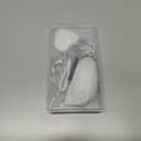 Meruns Compatiable with Nissan 5 Buttons key fob cover with Diamond Bling Keychain, Car Accessories Keys Shell TPU for Altima Sentra Rogue Pathfinder Murano Armada Maxima Versa Smart Key,Silver Clear