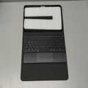 Harvopu Compatible for iPad 11th 10th Generation Case with Keyboard, Folio Cover with Pencil Holder, Multi-Touch Trackpad, 7 Color Backlit, Detachable Keyboard for iPad (A16) 11th/10th Gen (Black)