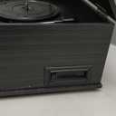 Vinyl Record Player 10-in-1 Music Center Turntable Built-in Speakers Support 3 Speed BT Wireless Input/ Output AM/ FM Radio CD Tape Cassette Player Aux RCA Auto Stop Vinyl Recording to USB/ TF Card Black