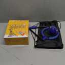 Hewog Skip Ball, Portable Foldable Colorful Flash Wheel Swing Ball, Kids Toys for Girls & Boys, Sports Fitness Toys for Kids & Adults. Gifts for Mom Women & Girls Toys Age 5-10 Years (Blue)