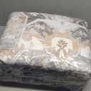 RUGICI Boho Washable Area Rug 9x12, Spill-Proof Surface, Non-Slip Backin,Low Pile Faux Wool Large Printed Rugs for Living Room, Bedroom, Ding Room, Entryway and Home Decor(Beige, 9x12)