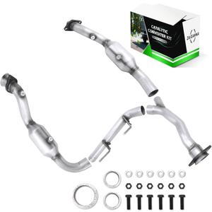 Catalytic Converter W/Gasket Kit Compatible with 2015 2016 2017 2018 2019 2020 Ford F150 F-150 V6 3.5L, Replace # 52605 645146 645168 645169, Direct-fit(EPA Compliant)