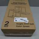 2 Pack Multi-Purpose Pull-Out Storage Organizers, Under Sink Organizers and Storage for Bathroom & Kitchen, Under Cabinet Organizers and storage, 14.8 Inch, Green