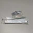 Honey-Can-Do 4-Tier Over-The-Toilet Storage Shelf - Space-Saving Steel Bathroom Restroom Organizer with Neutral Chrome Finish, Ideal for Towels, Toiletries, & Essentials - 24"W x 68"H x 11"D