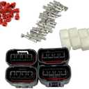 4pcs Ignition Coil Plug Connector Compatible with 4Runner Avalon Camry Celica Corolla Echo FJ Cruiser Highlander 90980-11885