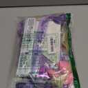 Purple Birthday Decorations for Women Girls, Lavender Pink Confetti Metallic Printed Balloons Butterfly Stickers Fringe Curtain Happy Birthday Banner Circle Dots Garland Paper Pompoms Party Supplies