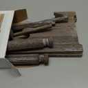 TOPNEW 4 Tier Wooden Bracelet Holder,Scrunchie Bangle Watch Necklace Display Storage Jewelry Holder Stand Display Organizer,Antique White