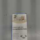 Ansible 24 Pcs Chair Leg Floor Protectors Square, Silicone Felt Furniture Leg Pads Caps Covers for Hardwood Floors (Fit:1-1/16" to 1-5/8")