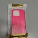 Magnetic for iPhone 16 Pro Case, Compatible with Magsafe, Suction Cup Phone Mount, 2 Screen Protectors - Camera Protector, Silicone Shockproof Protective Phone Cover 6.3", Neon Pink