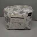 RUVANTI Flannel Sheets Queen Size - GOTS Certified 100% Organic Cotton, 4 Piece Warm, Soft & Breathable Set, Deep Pocket Snug Fit, Double Brushed Cozy All Season Bedding, Crystal Noir