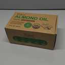 Yoken Organic Almond Oil 16 fl oz, USDA 100% Pure Cold Pressed Almond Oils in Glass Bottle, Natural Moisturizer for Face, Hair & Body, Ideal Carrier Oil for Skin Care, DIY Beauty & Soothing Massage