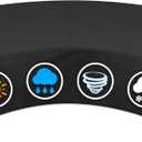 Zettum Outdoor Curved Sectional Cover - Patio Sectional Sofa Cover, 600D Waterproof Patio Furniture Covers for 4-6 Seater Outdoor Sectional Sofa and Couch, 158"(Back)/104"(Front)