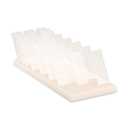 Heathrow Scientific - HEA15981A HD15981A Polyethylene Microscope Slide Holder, 40 Slide, 298mm Length x 105mm Width x 24mm Height