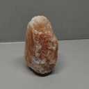 WBM Salt Lamp - USB Himalayan Salt Lamp with Touch Dimmer Control, Natural Pink Crystal, 5-7 lbs, Wooden Base, LED Bulb, Room Decor, Home Decor, Relaxation, Ambiance, Gift