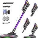 UNINELL HOME UV2 Cordless Vacuum Cleaner, 48000Pa/550W Vacuum Cleaners for Home, Lightweight Stick Vacuum with 65Mins Runtime, Self-Standing&Wall Mount Charging, Tangle-Resistant Vacuum for Pet Hair