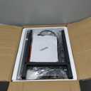 Snughome Console Table with Power Outlets, Entryway Table with Storage, Narrow Sofa Table with 3 Tier Shelves, 2 USB Ports, 2 Power Outlets, Hallway Table for Couch, Living Room, Entrance, Grey