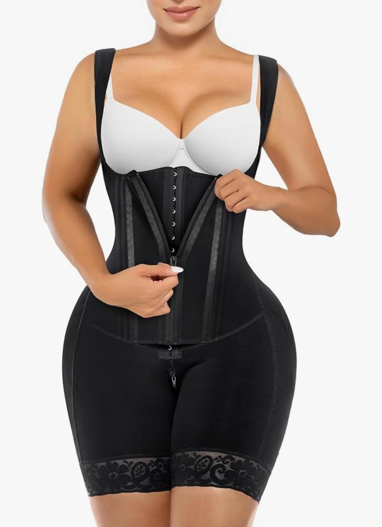 SHAPERX Fajas Colombianas Tummy Control Shapewear for Women Double Compression Postpartum Body Shaper with Zipper and Hooks XL SHAPERX Fajas Colombianas Tummy Control Shapewear for Women Double Compression Postpartum Body Shaper with Zipper and Hooks XL