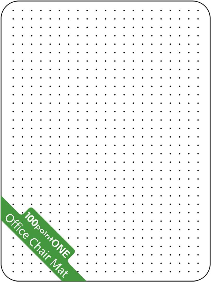 Office Chair Mat for Carpet - 36" x 48" Clear Thick Desk Chair Mat for Carpet Plastic Floor Mats for Rolling Work and Gaming Chairs with Studs for Low Pile, Flat and No Carpeted Floors