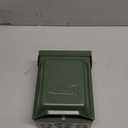 MIDWEST U010S010GRP Power Outlet with Switch  20 Amp Backyard Outlet with Switch and GFI Receptacle  Weather-Resistant  GFCI Safety Circuit  Green Outdoor Metal Enclosure