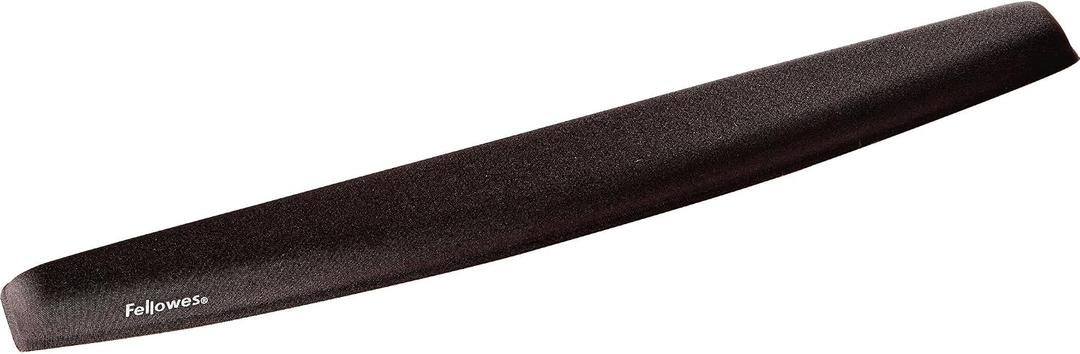 Fellowes Memory Foam Keyboard Wrist Rest - Black (9178201), 2.94 x 19.94 x 0.94 inches