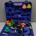 Orion Motor Tech Coolant Pressure Tester Kit, 26pc Coolant Vacuum Refill Kit with 18 Radiator Adapters, Radiator Cooling System Pressure Tester & Filler Kit with Vacuum Pump Vacuum Purge & Refill Tool