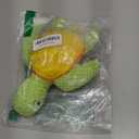 A Durable Dog Toy with Squeaker, Cute Turtle Design with Bright Color, Good for Both Chewing and Playing, 9.4 inches Design is Suitable for Medium and Large Dogs