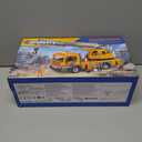 6 x Large Crane Truck Toy with Extendable Crane Arm, Lights & Siren Sounds, Assemble & DIY Truck Engineering Vehicle Toy for Boys Girls Christmas Birthday Gifts Kids Toys for 3 4 5 6 7 8 Years Old