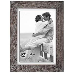 Malden 5'' x 7'' Gray Ridge Photo Frame 5'' X 7'' Gray
